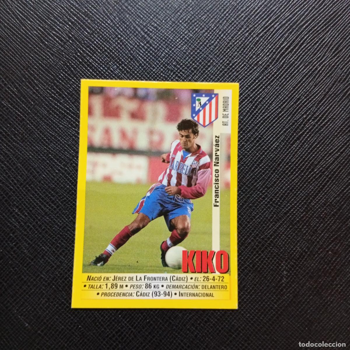 Cromos de f&uacute;tbol: 244 KIKO AT MADRID PANINI 1999 2000 CROMO FUTBOL 99 00 - SIN PEGAR - A75 PG336 B