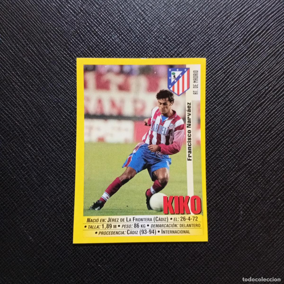 Cromos de f&uacute;tbol: 244 KIKO AT MADRID PANINI 1999 2000 CROMO FUTBOL 99 00 - SIN PEGAR - A75 PG354 B