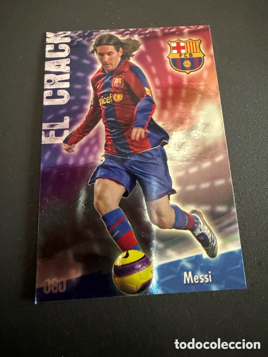 Cromos de f&uacute;tbol: MUNDICROMO 2009. n 080. MESSI. El CRACK. Brillo Liso