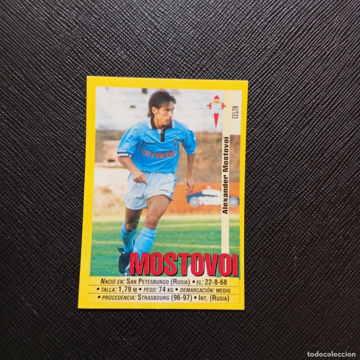 Cromos de f&uacute;tbol: 90 MOSTOVOI CELTA PANINI 1999 2000 CROMO FUTBOL 99 00 - SIN PEGAR - A75 PG354