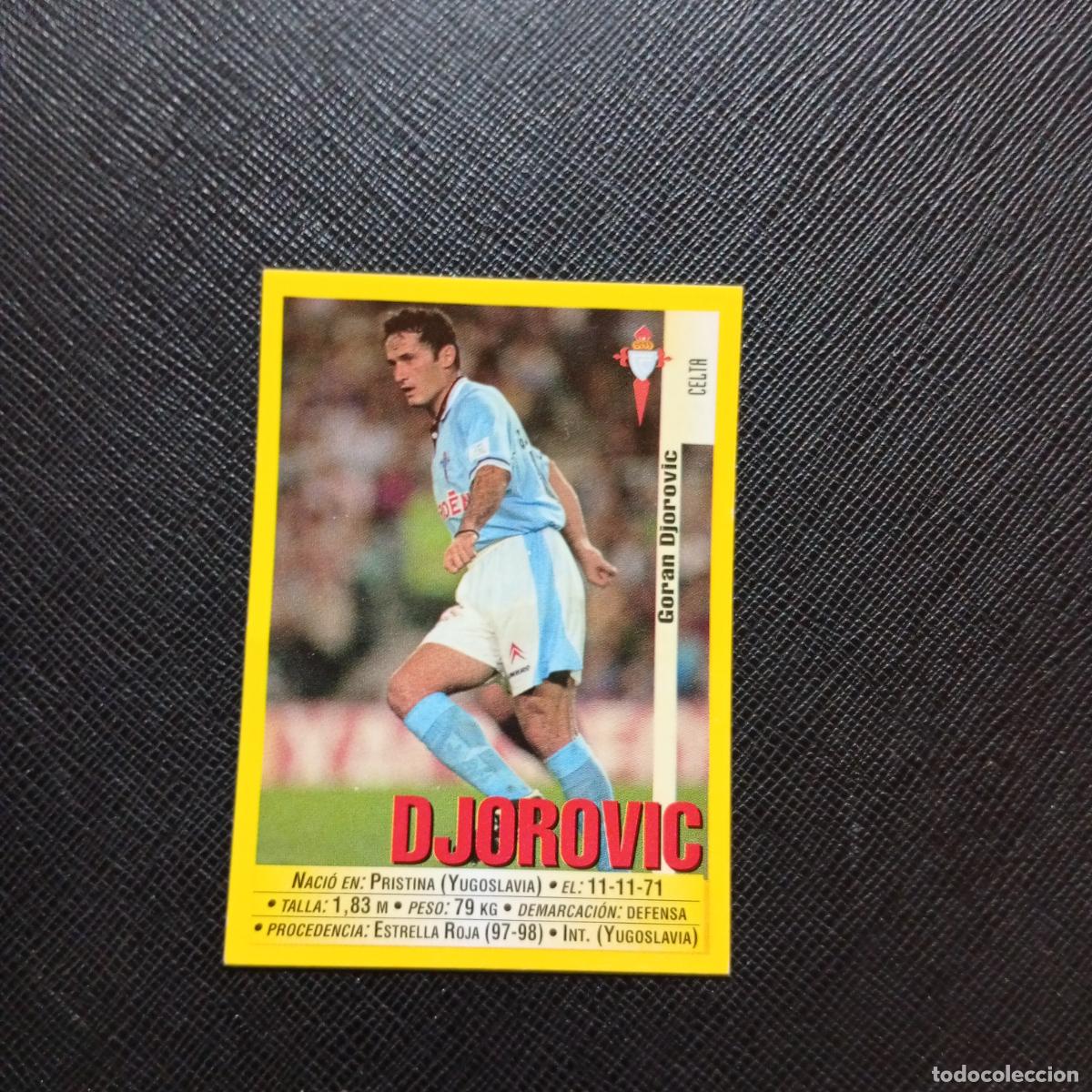 Cromos de f&uacute;tbol: 82 DJOROVIC CELTA PANINI 1999 2000 CROMO FUTBOL 99 00 - SIN PEGAR - A75 PG354