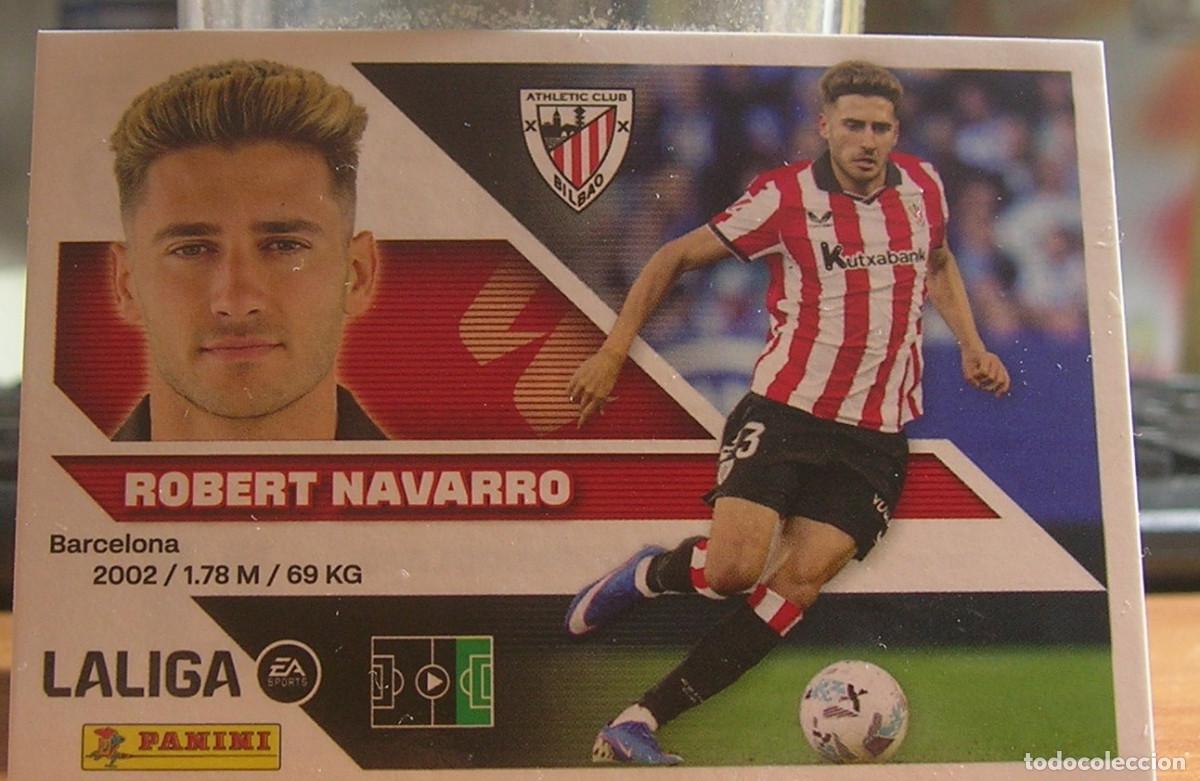 Cromos de f&uacute;tbol: EDICIONES ESTE 2026-2027 26 27 N&ordm; 17 A 17A ROBERT NAVARRO (ATHLETIC CLUB) SIN PEGAR