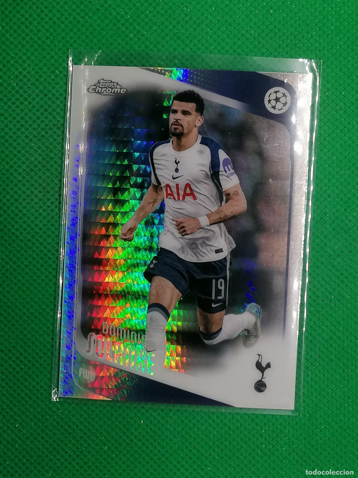 Cromos de f&uacute;tbol: 144 DOMINIC SOLANKE TOTTENHAM PRISMA ⚽ TOPPS CHROME UCC 25 26 2025 2026 ⚽