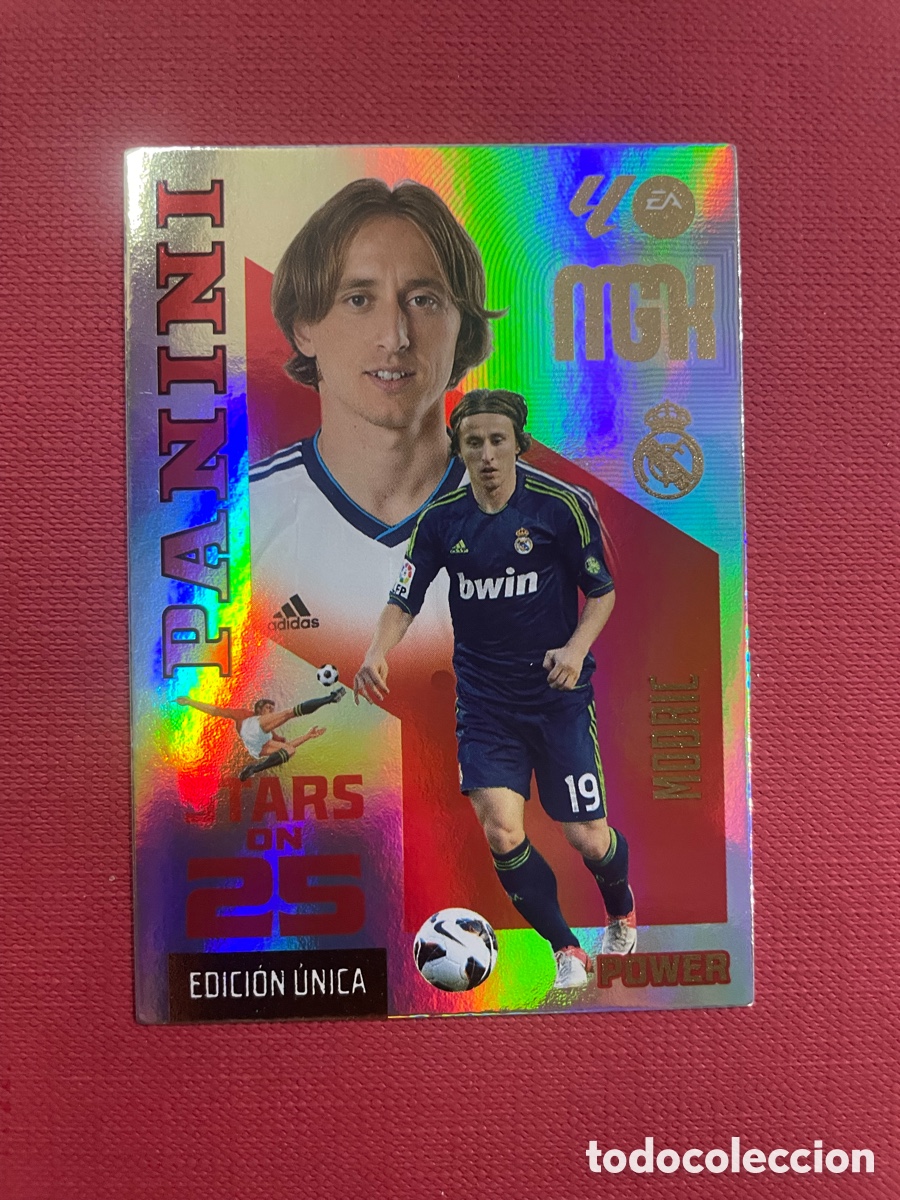 Cromos de f&uacute;tbol: Megacracks 2026/27 Modric 445 Star on Power 25 Edicion Especial