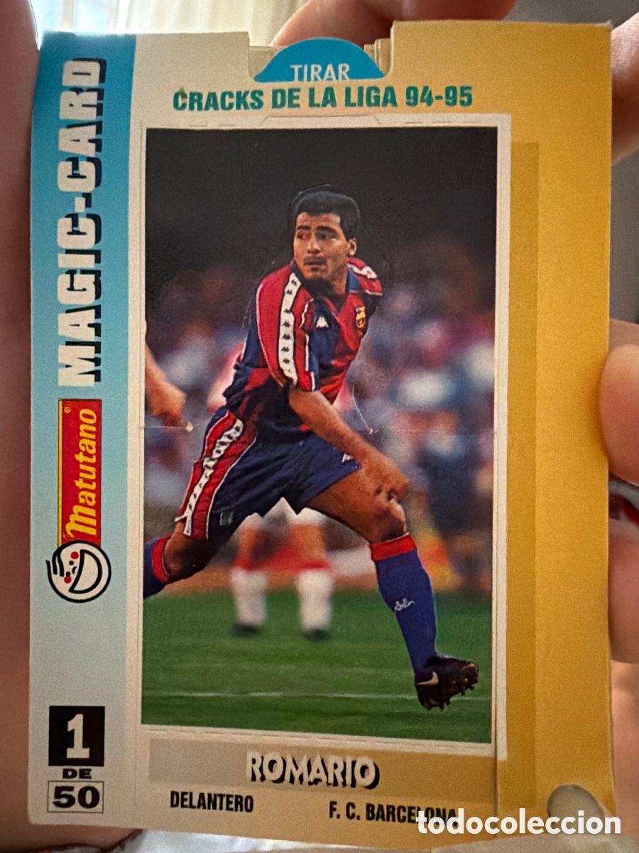 Cromos de f&uacute;tbol: ROMARIO N1 Matutano Magic Card Cracks de la Liga 94/95- Fc Barcelona