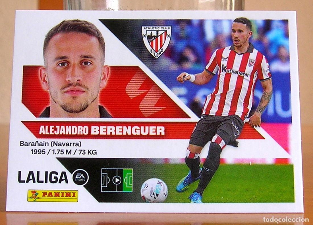 Cromos de f&uacute;tbol: EDICIONES ESTE 2026-2027 26 27 N&ordm; 16 BERENGUER (ATHLETIC CLUB) SIN PEGAR