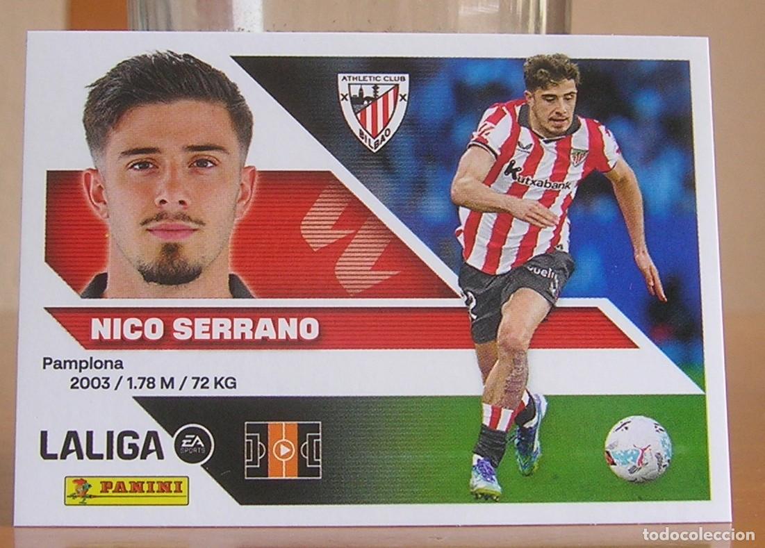 Cromos de f&uacute;tbol: EDICIONES ESTE 2026-2027 26 27 N&ordm; 15 NICO SERRANO (ATHLETIC CLUB) SIN PEGAR