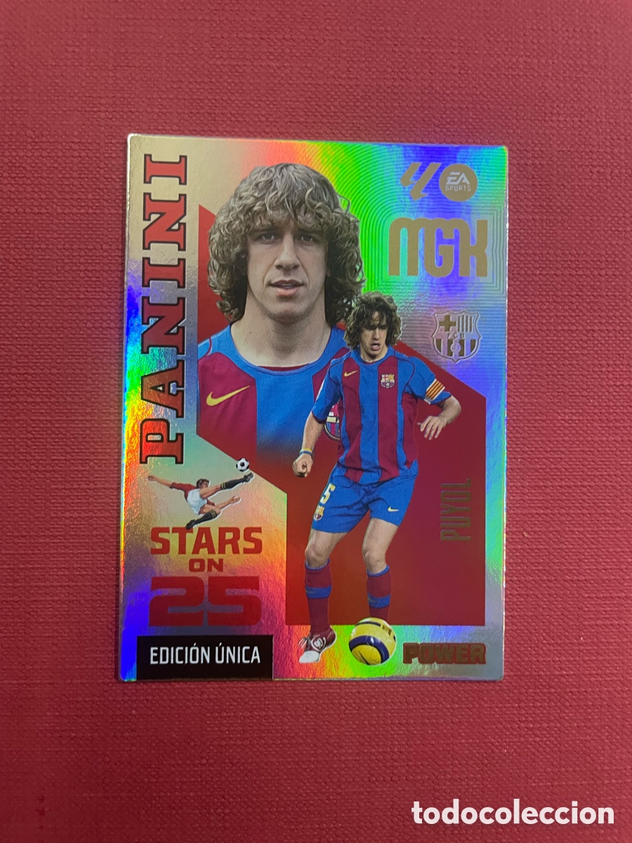 Cromos de f&uacute;tbol: Megacracks 2026/27 Puyol Barcelona P 427 Stars On 25 power Edicion Especial