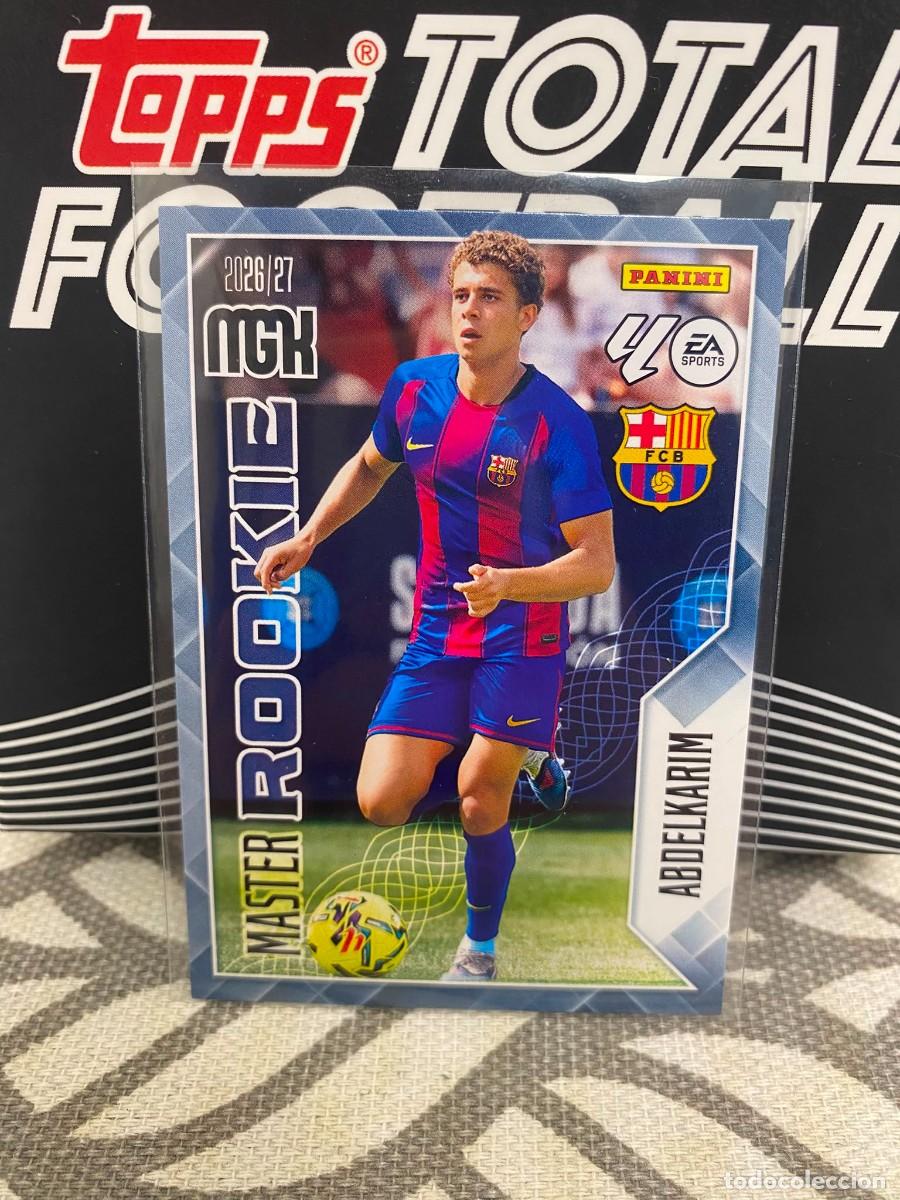 Cromos de Futebol: HAMZA ABDELKARIM 406 - MASTER ROOKIE FC BARCELONA - MEGACRACKS 2026-2027 26-27