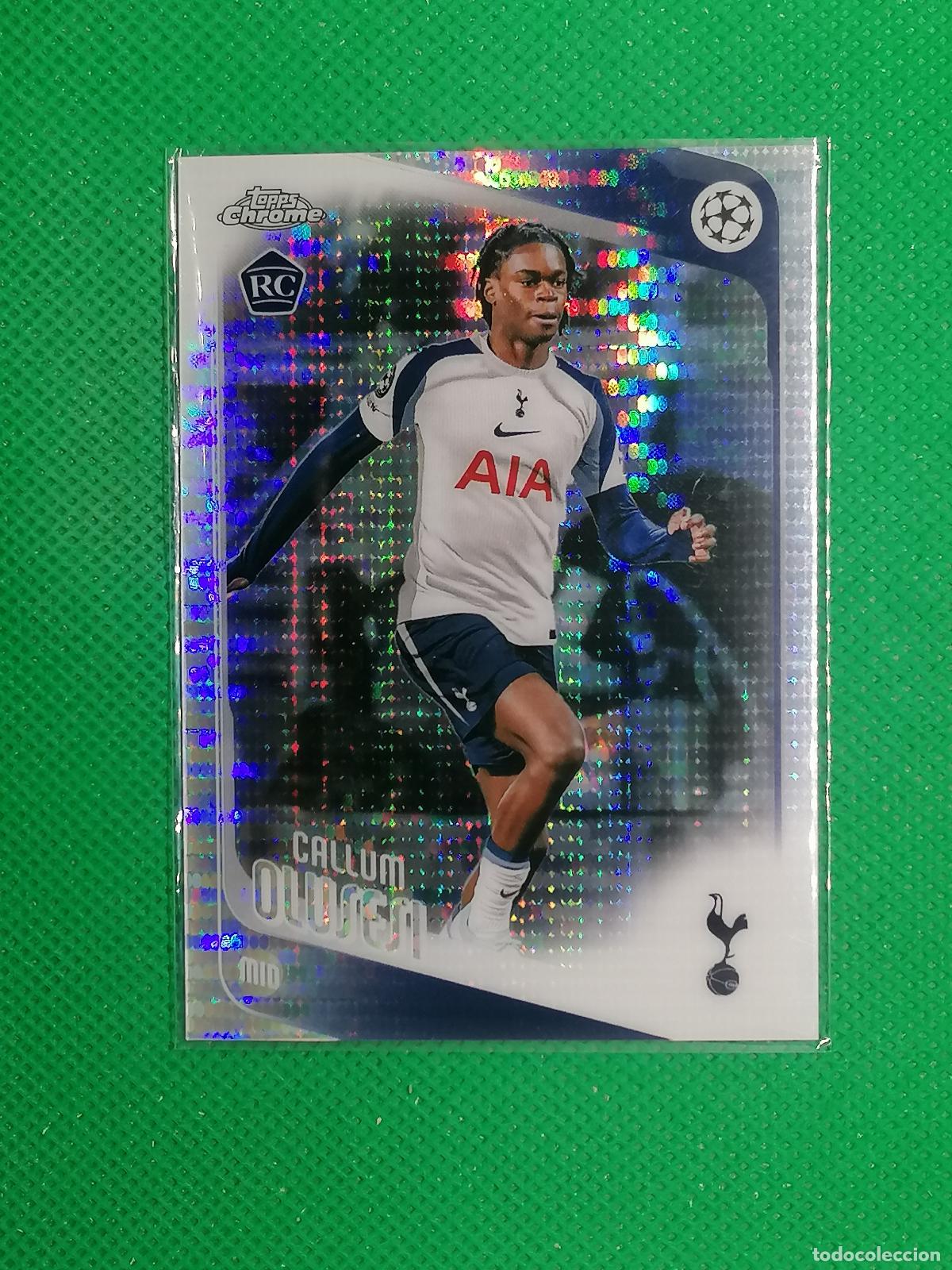 Cromos de Futebol: 134 CALLUM OLUSESI TOTTENHAM ROOKIE PULSAR ⚽ TOPPS CHROME UCC 25 26 2025 2026 ⚽