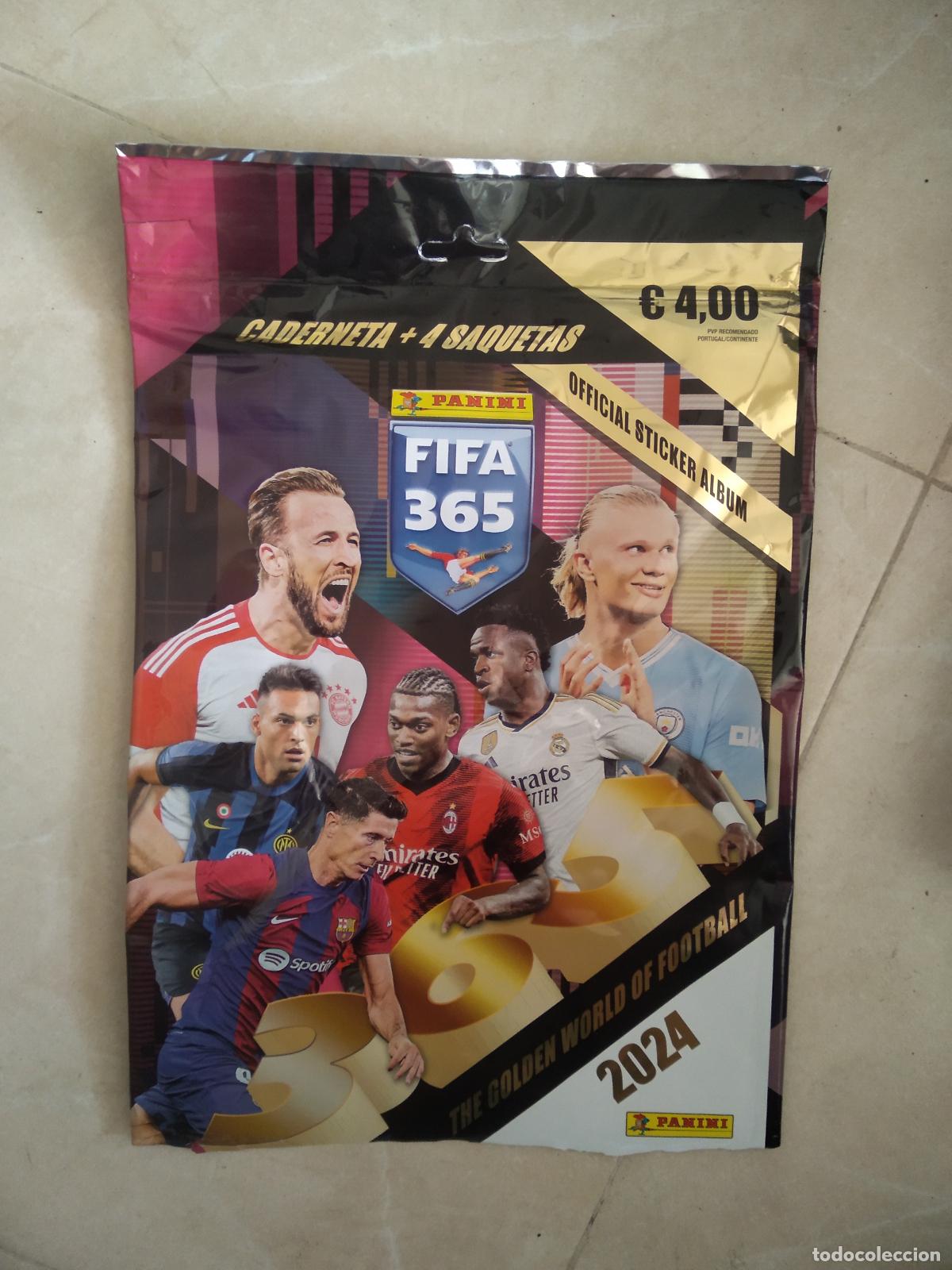 Cromos de Futebol: BOLSA SOBRE VACIO PARA ALBUM CROMO FUTBOL PANINI ADRENALYN FIFA 365 2024 HAALAND LEAO KANE LAUTARO