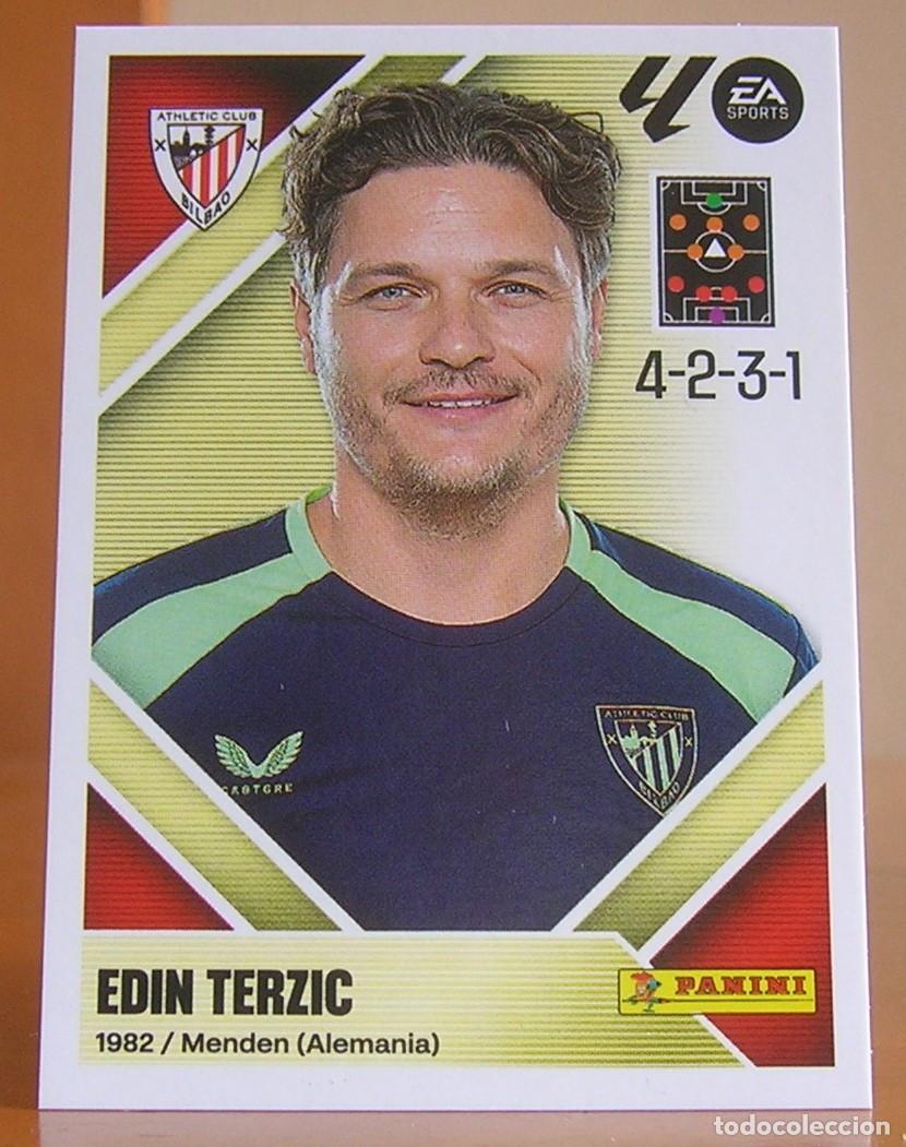 Cromos de f&uacute;tbol: EDICIONES ESTE 2026-2027 26 27 N&ordm; 2 EDIN TERZIC (ATHLETIC CLUB) ENTRENADOR SIN PEGAR