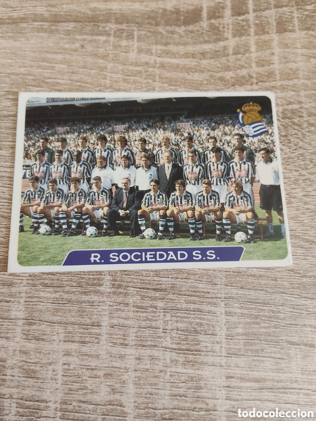 Cromos de f&uacute;tbol: Mundicromo las fichas de la liga 1995 1996 95 96 181 plantilla Real Sociedad