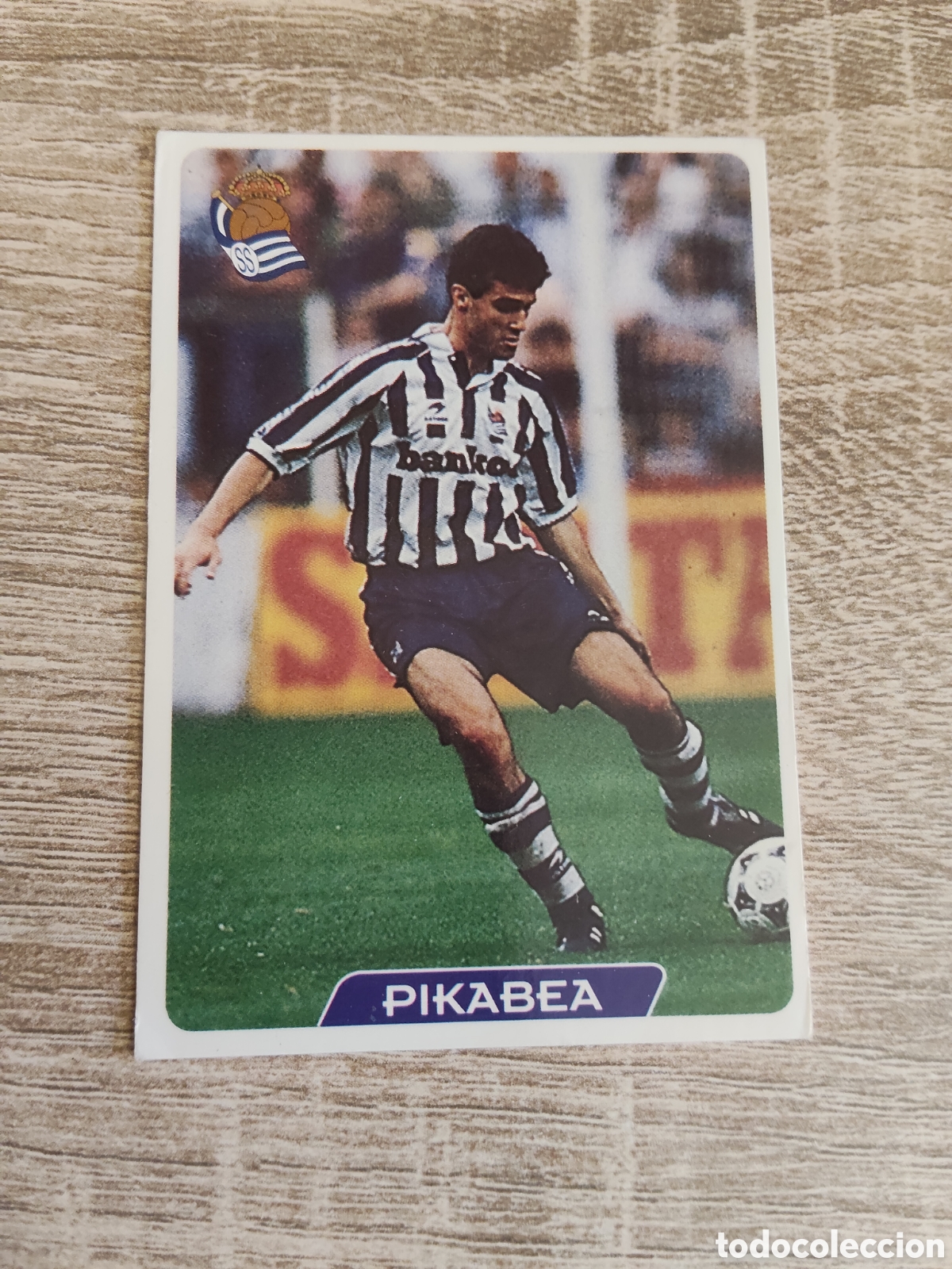Cromos de f&uacute;tbol: Mundicromo las fichas de la liga 1995 1996 95 96 185 Pikabea Real Sociedad