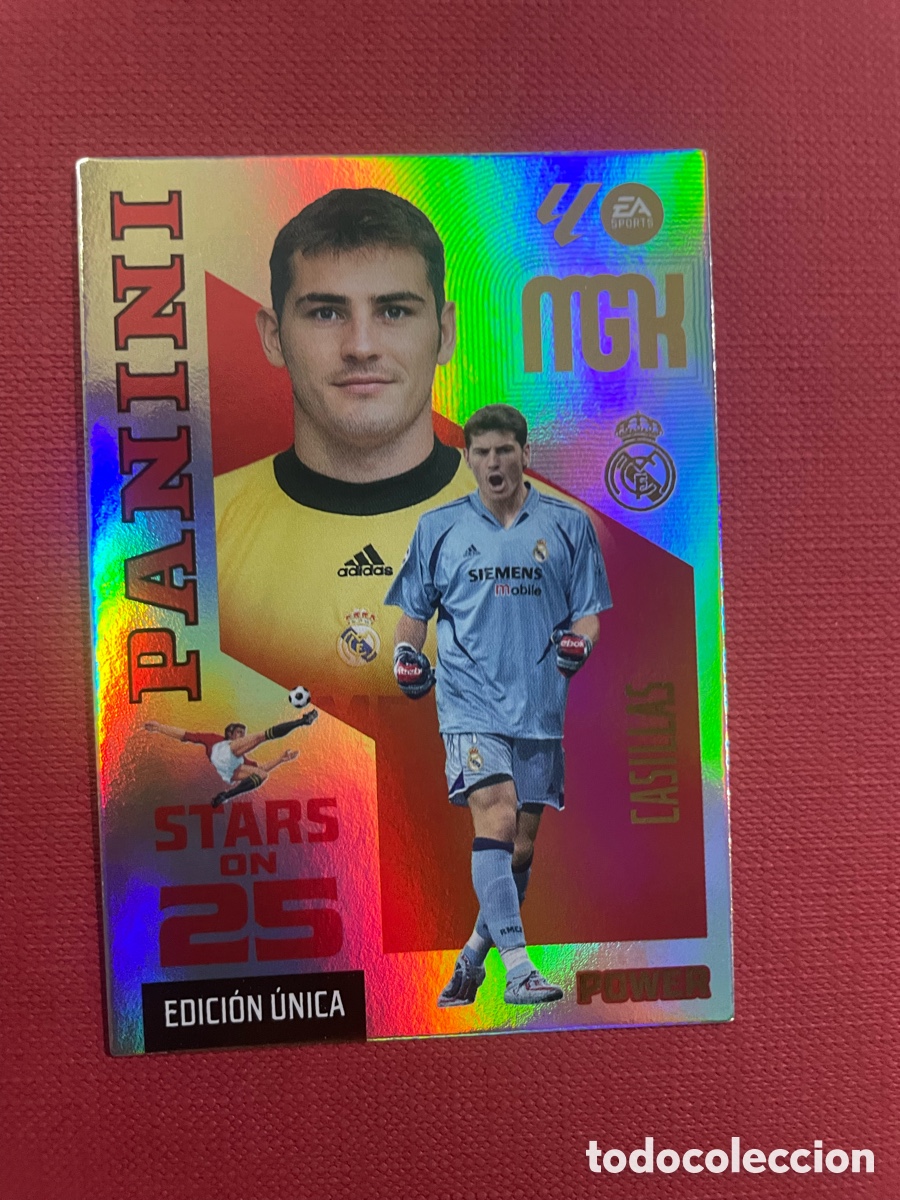 Cromos de f&uacute;tbol: Megacraks 2026/27 Casillas Madrid 428 stars on power 25 Edicion Edpecial