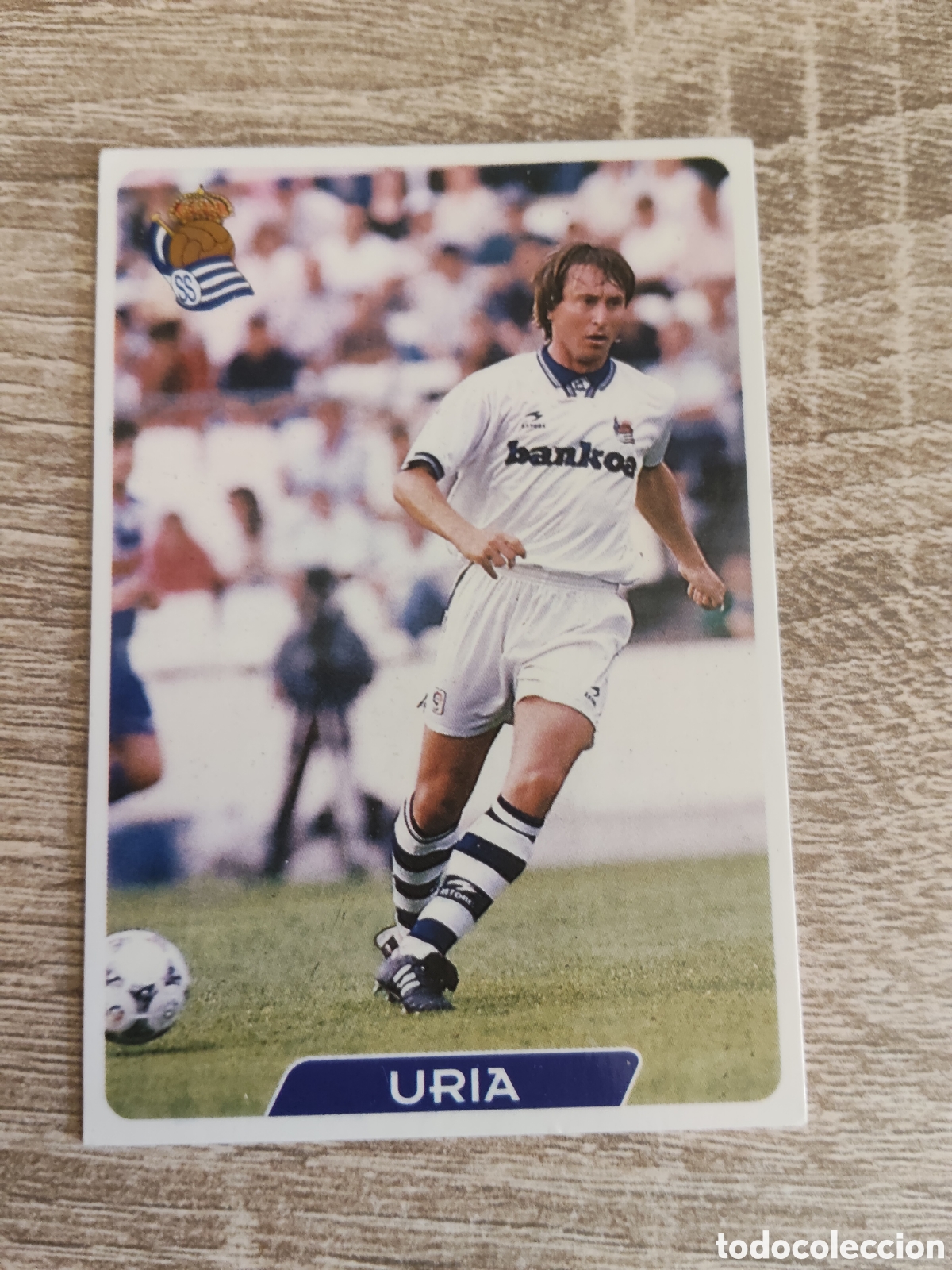 Cromos de Futebol: Mundicromo las fichas de la liga 1995 1996 95 96 191 Ur&iacute;a Real Sociedad