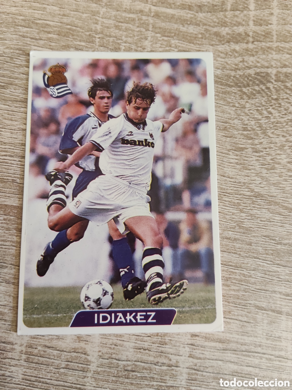 Cromos de f&uacute;tbol: Mundicromo las fichas de la liga 1995 1996 95 96 195 Idiakez Real Sociedad