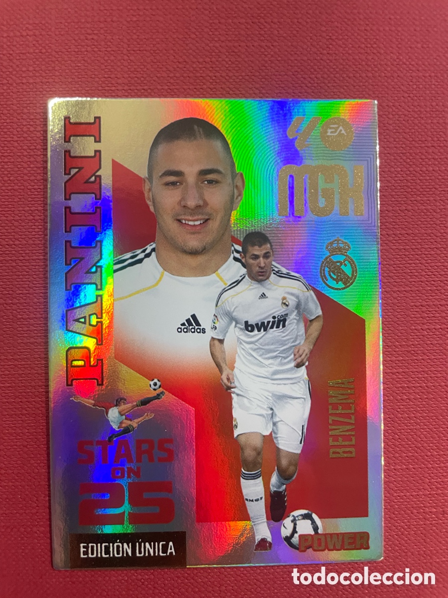 Cromos de f&uacute;tbol: Mefacracks 2026/27 Benzema Madrid p 441,Stars On 25 Power Edicion Especial