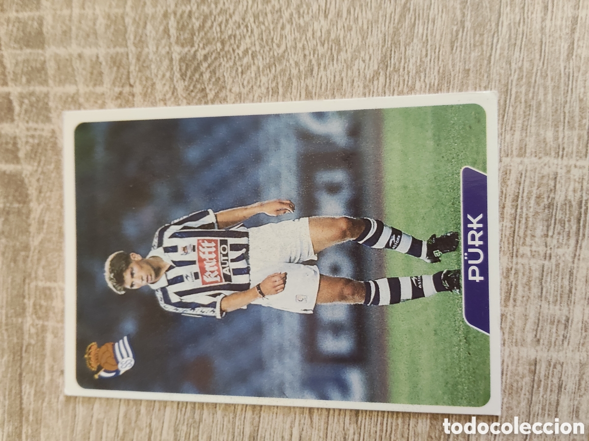 Cromos de f&uacute;tbol: Mundicromo las fichas de la liga 1995 1996 95 96 198 Purk Real Sociedad