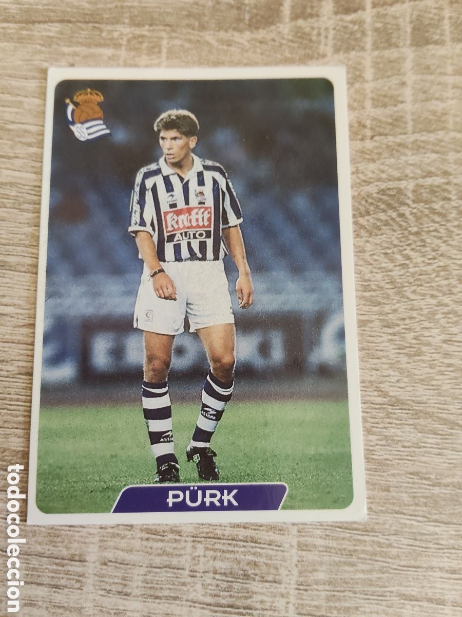 Cromos de Futebol: Mundicromo las fichas de la liga 1995 1996 95 96 198 Purk Real Sociedad