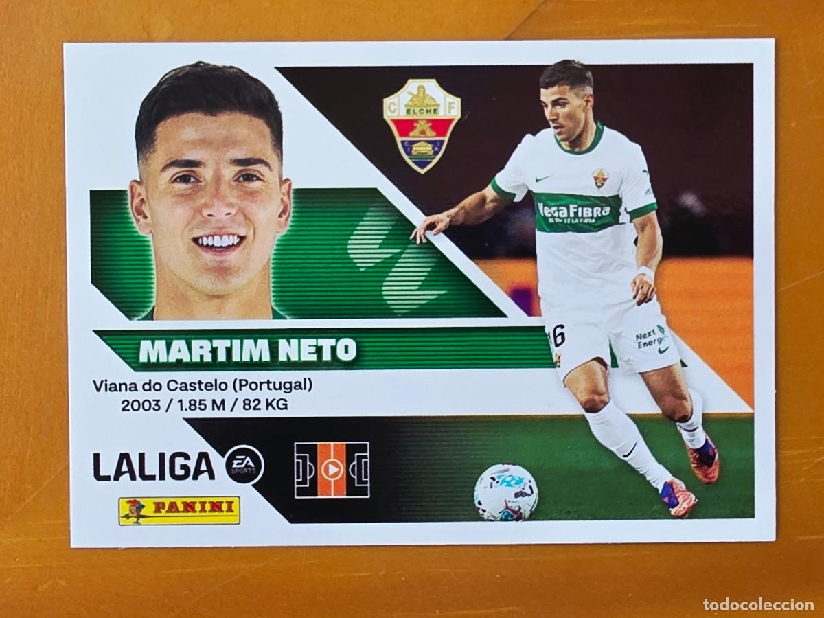 Cromos de f&uacute;tbol: 11 Martim Neto, Elche CF, Panini Ediciones Liga Este 2026 2027 26 27 sin pegar