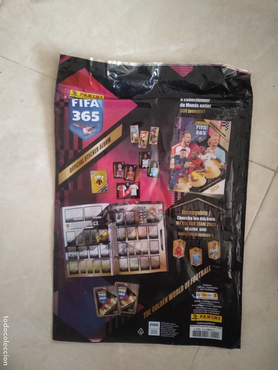 Cromos de f&uacute;tbol: BOLSA SOBRE VACIO PARA ALBUM CROMO FUTBOL PANINI ADRENALYN FIFA 365 2024