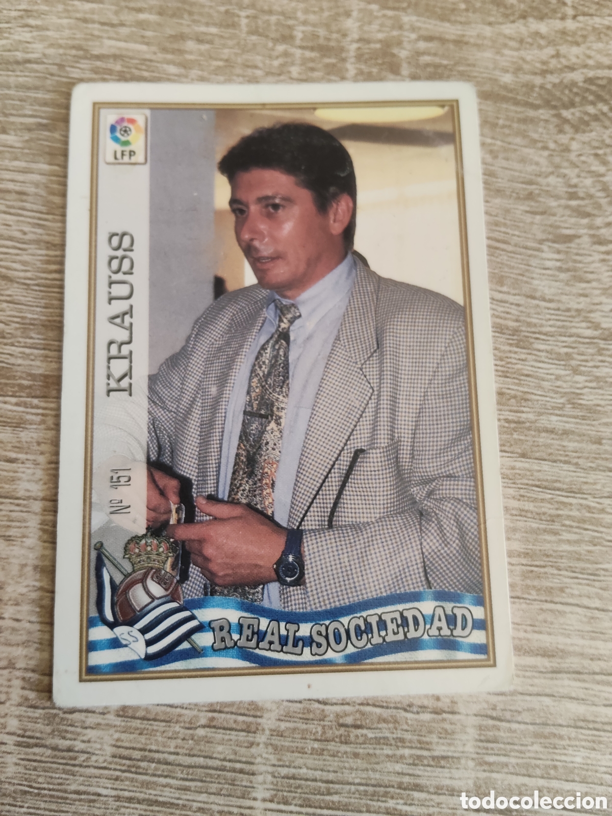 Cromos de Futebol: Mundicromo las fichas de la liga 1997 1998 97 98 151 Krauss Real Sociedad