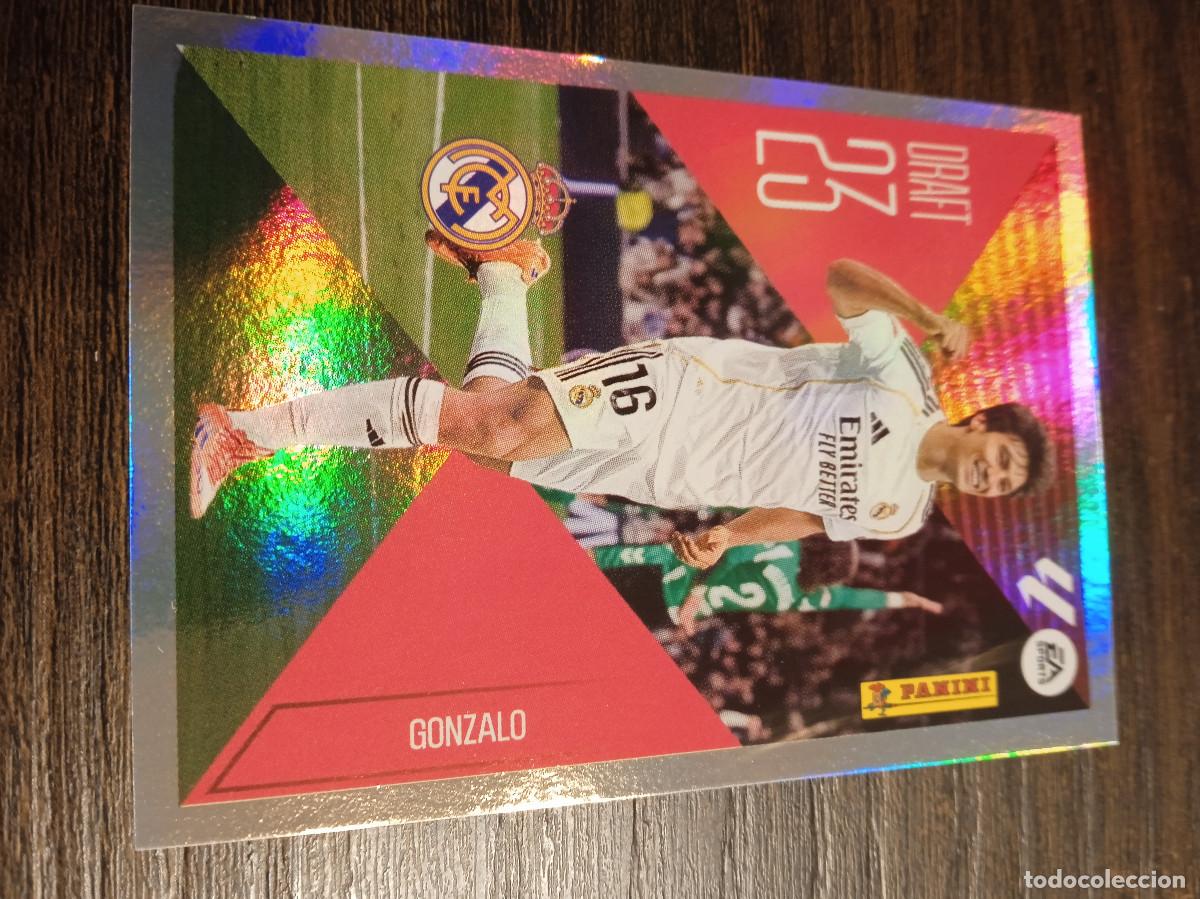 Cromos de f&uacute;tbol: Cromo Panini Liga Este 2026/2027 26/27 DRAFT 23 Real Madrid Gonzalo 9