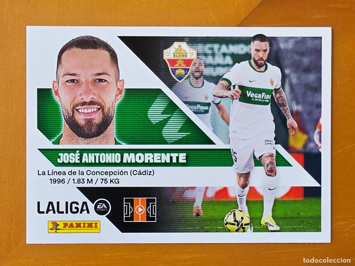 Cromos de f&uacute;tbol: 16 Tete Morente, Elche CF, Panini Ediciones Liga Este 2026 2027 26 27 sin pegar