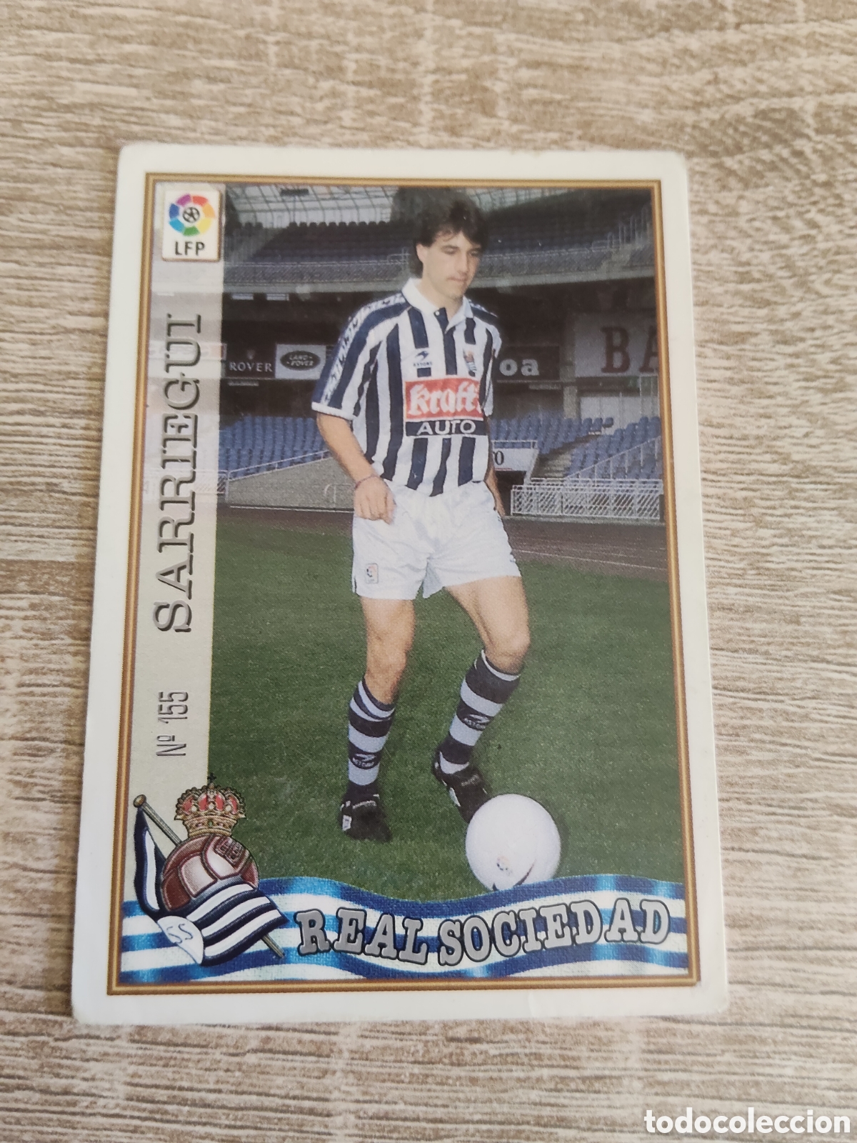 Football Stickers: Mundicromo las fichas de la liga 1997 1998 97 98 155 Sarriegui Real Sociedad
