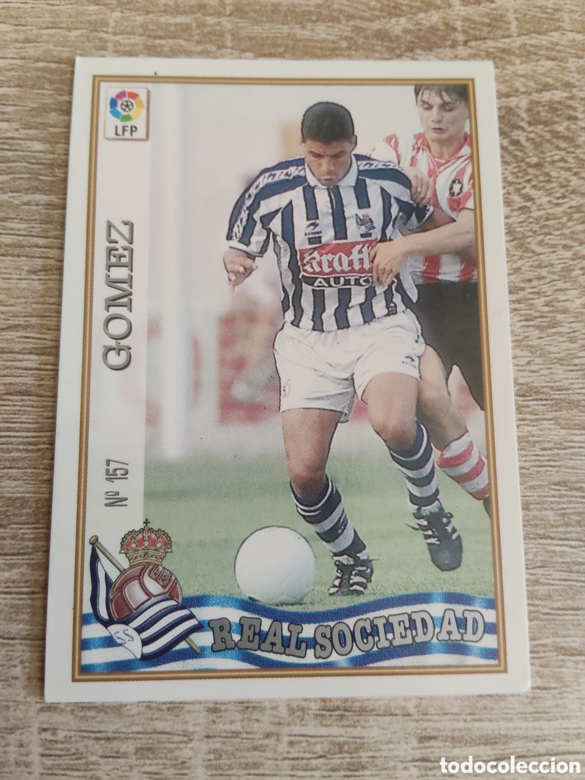 Football Stickers: Mundicromo las fichas de la liga 1997 1998 97 98 157 G&oacute;mez Real Sociedad