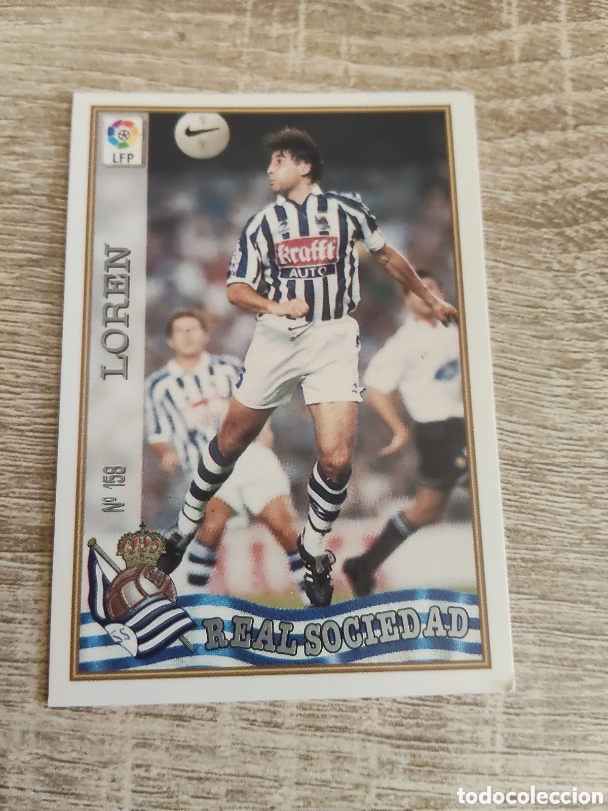 Cromos de f&uacute;tbol: Mundicromo las fichas de la liga 1997 1998 97 98 158 Loren Real Sociedad