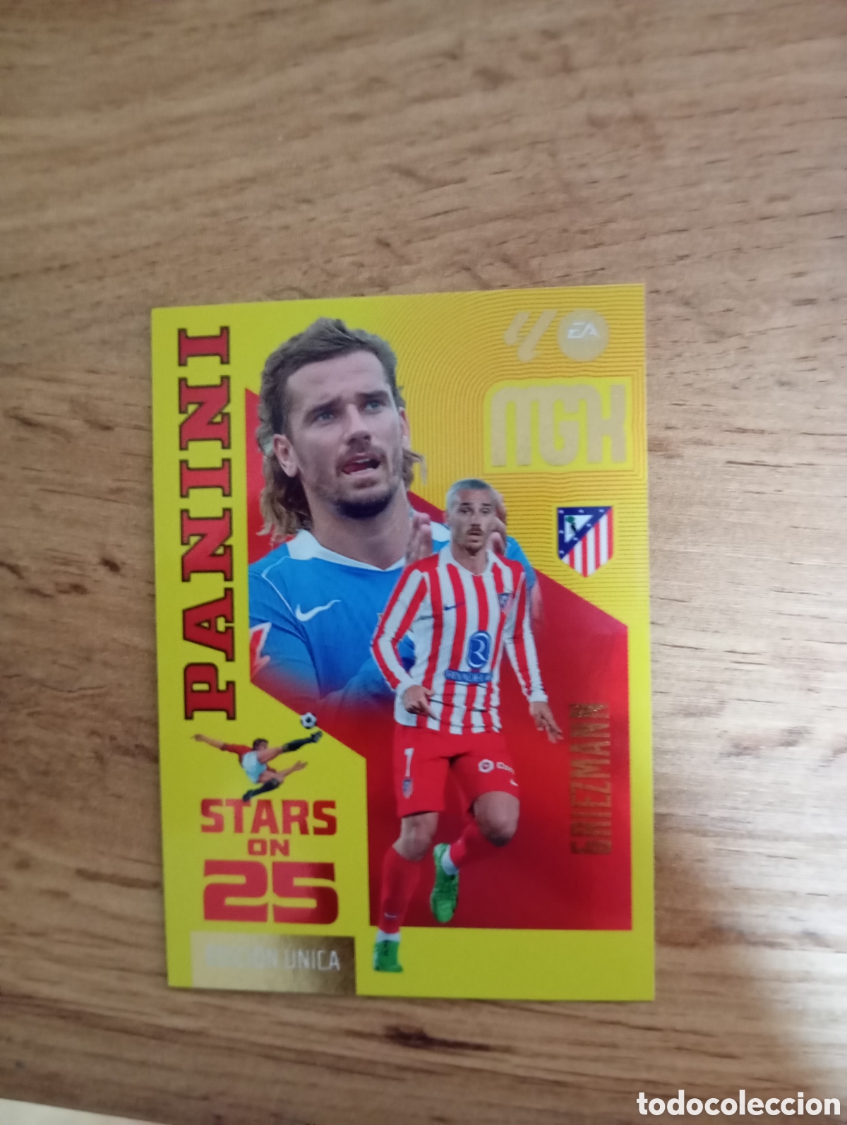 Cromos de f&uacute;tbol: 443 GRIEZMANN STARS ON 25 EDICI&Oacute;N UNICA PANINI MEGACRACKS 26 27
