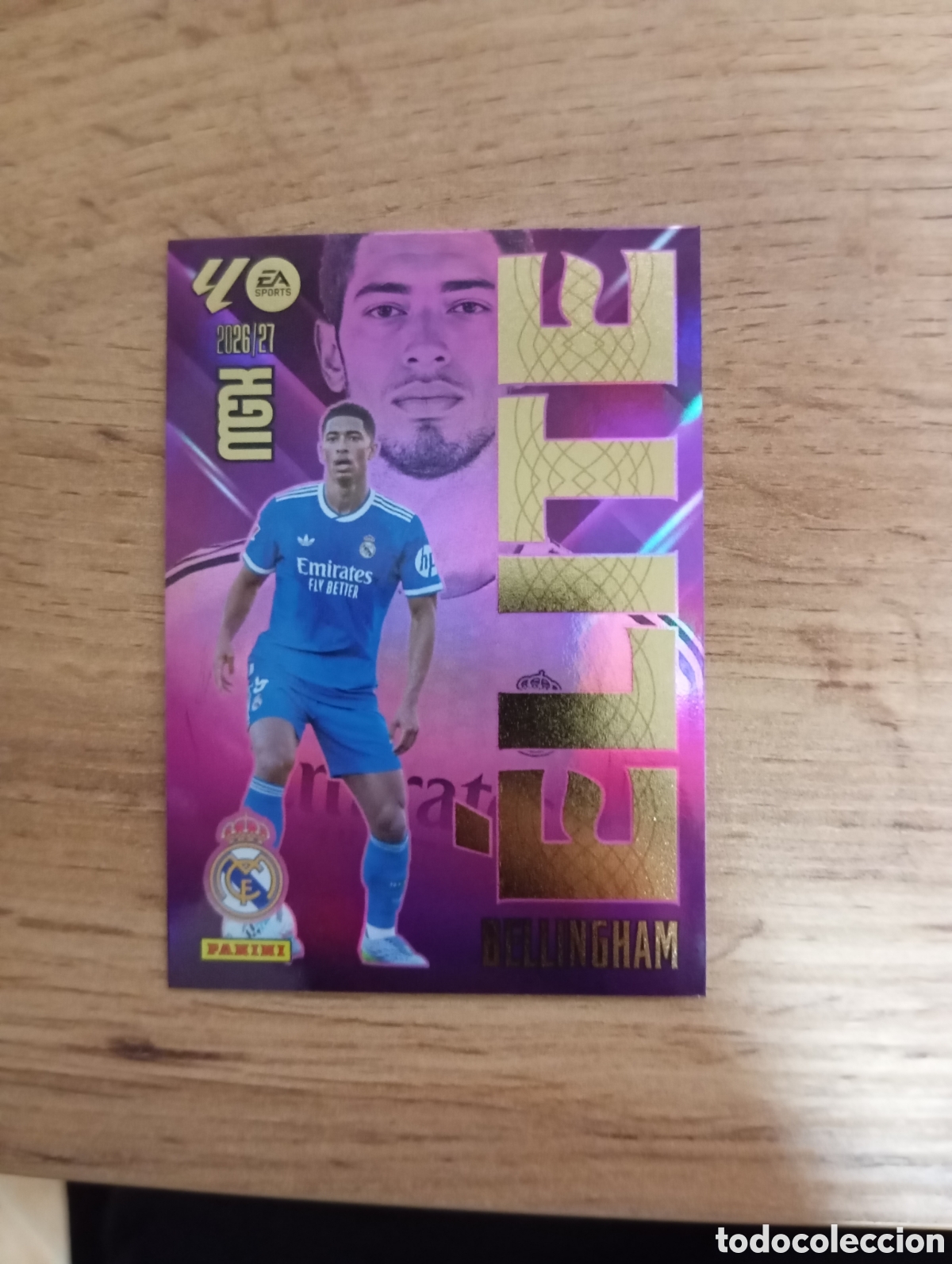 Cromos de f&uacute;tbol: 2 BELLINGHAM &Eacute;LITE PANINI MEGACRACKS 26 27