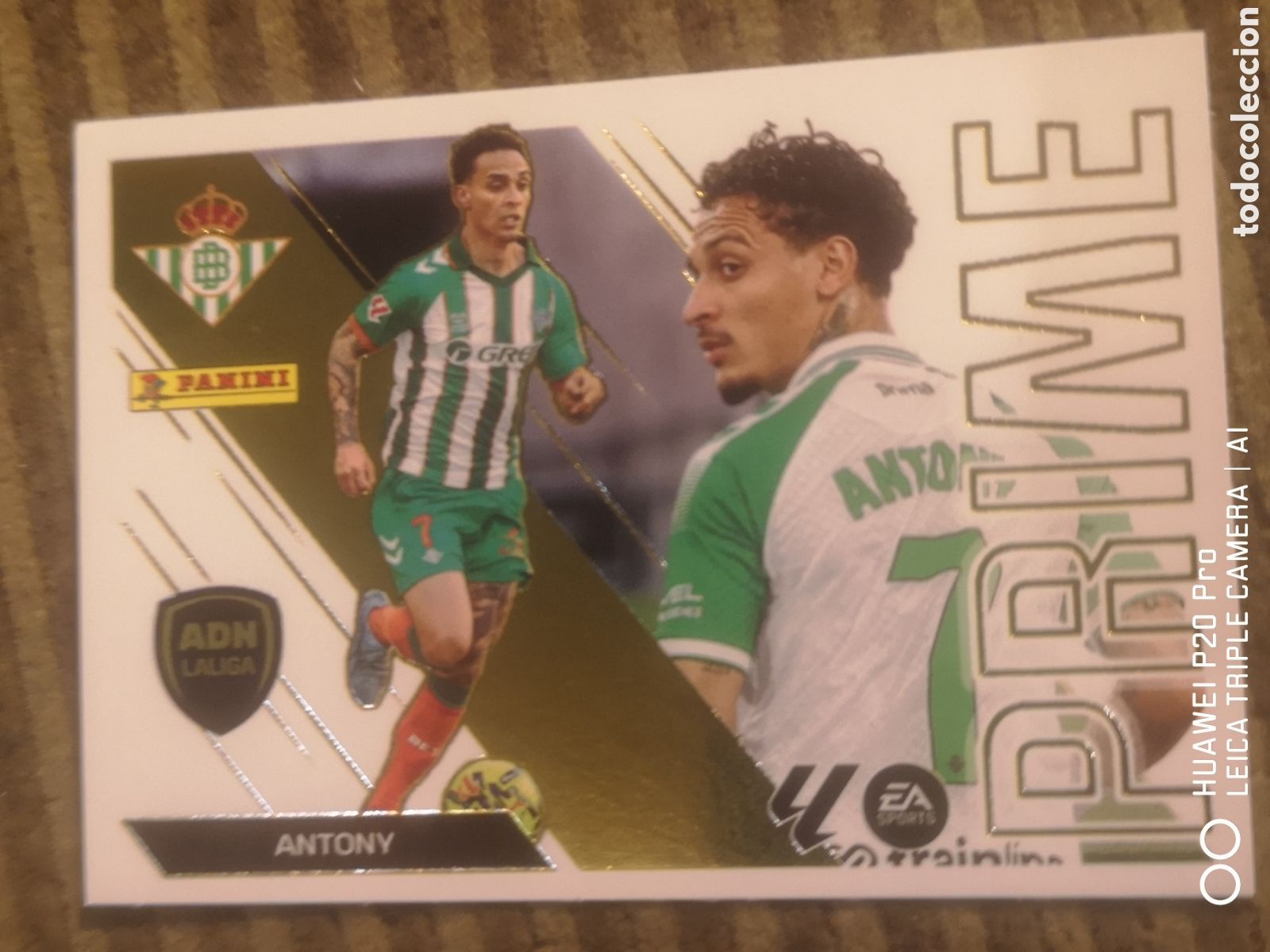 Cromos de f&uacute;tbol: LIGA ESTE 2026 2027 26 27 ANTONY ADN PRIME 1 REAL BETIS