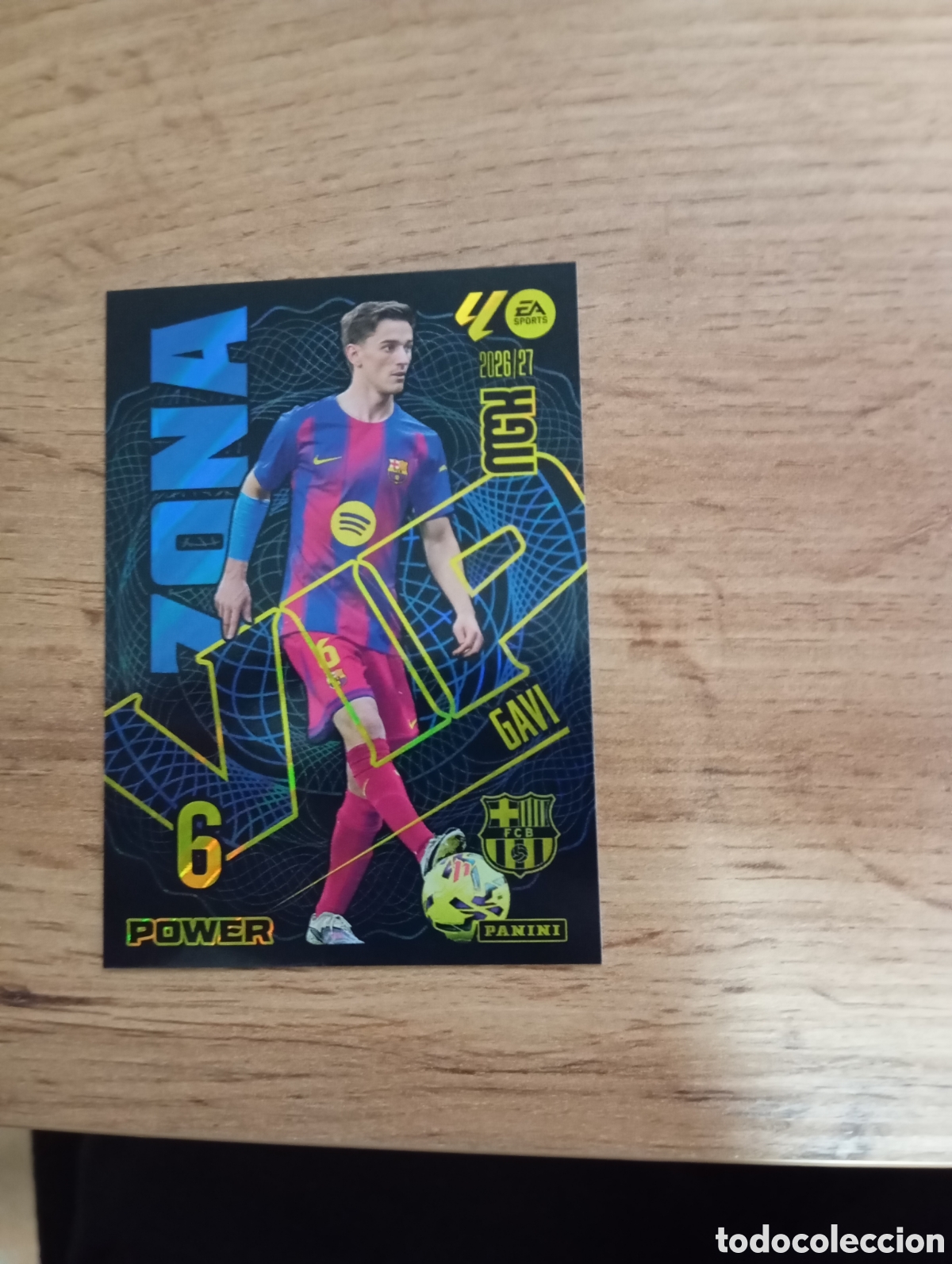 Cromos de f&uacute;tbol: 394P GAVI ZONA VIP POWER PANINI MEGACRACKS 26 27