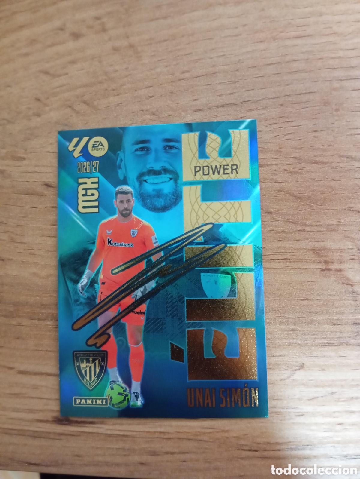 Cromos de f&uacute;tbol: 17P UNAI SIMON ELITE PANINI MEGACRACKS 26 27