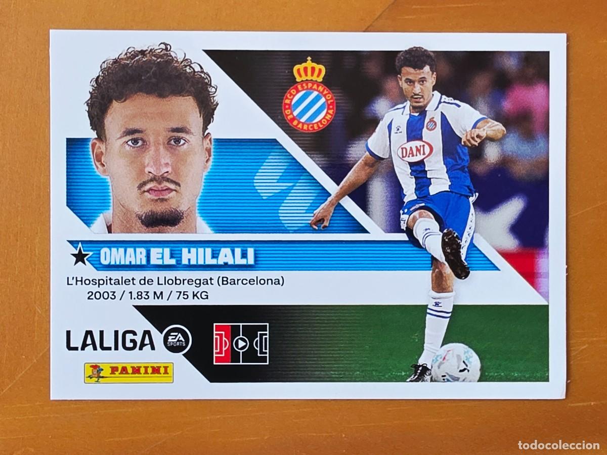 Cromos de f&uacute;tbol: 5 Omar El Hilali, RCD Espanyol, Panini Ediciones Liga Este 2026 2027 26 27 sin pegar