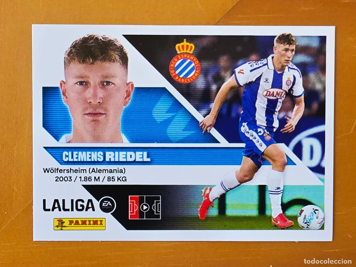 Cromos de f&uacute;tbol: 7 Clemens Riedel, RCD Espanyol, Panini Ediciones Liga Este 2026 2027 26 27 sin pegar