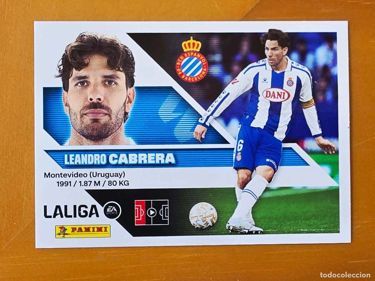 Cromos de f&uacute;tbol: 8 Leandro Cabrera, RCD Espanyol, Panini Ediciones Liga Este 2026 2027 26 27 sin pegar