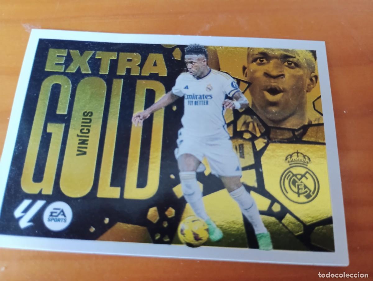 Cromos de f&uacute;tbol: Vinicius EXTRA GOLD liga 2024/25 Real Madrid