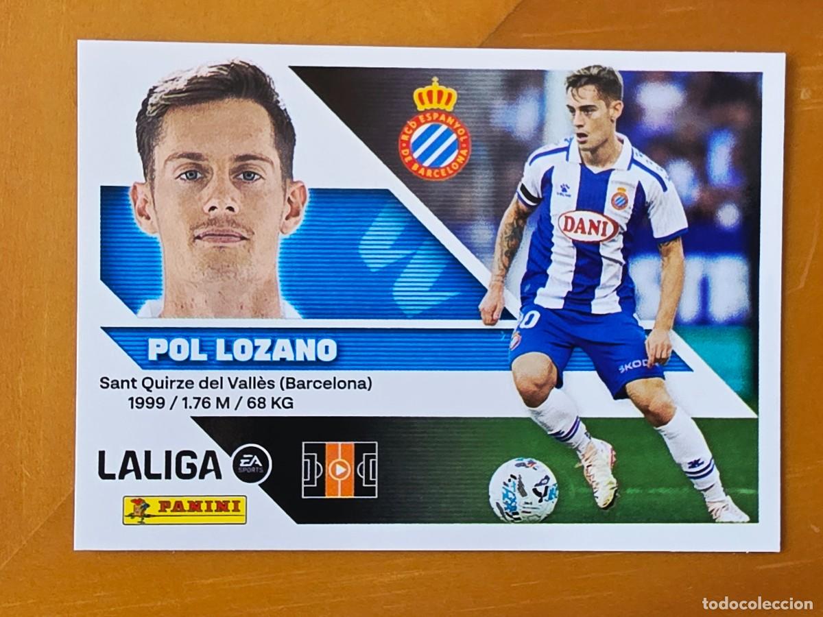 Cromos de f&uacute;tbol: 11 Pol Lozano, RCD Espanyol, Panini Ediciones Liga Este 2026 2027 26 27 sin pegar