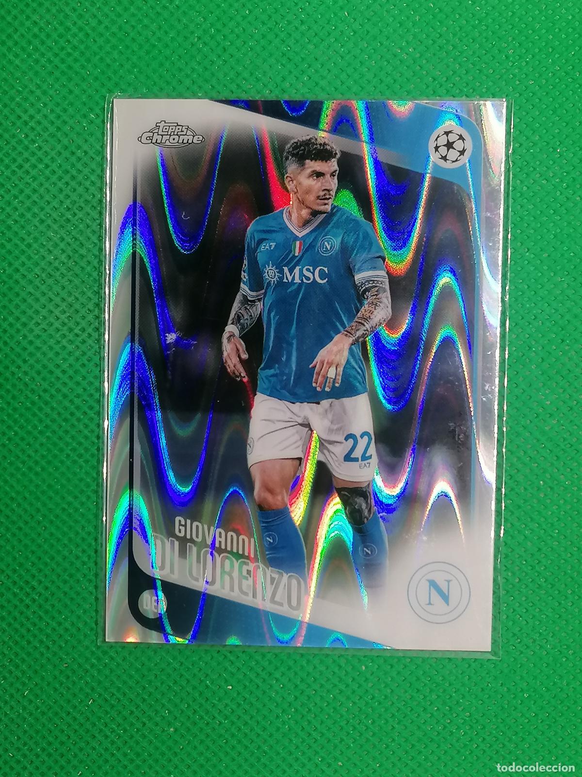 Cromos de f&uacute;tbol: 71 GIOVANNI DI LORENZO NAPOLI RAYWAVE ⚽ TOPPS CHROME UCC 25 26 2025 2026 ⚽