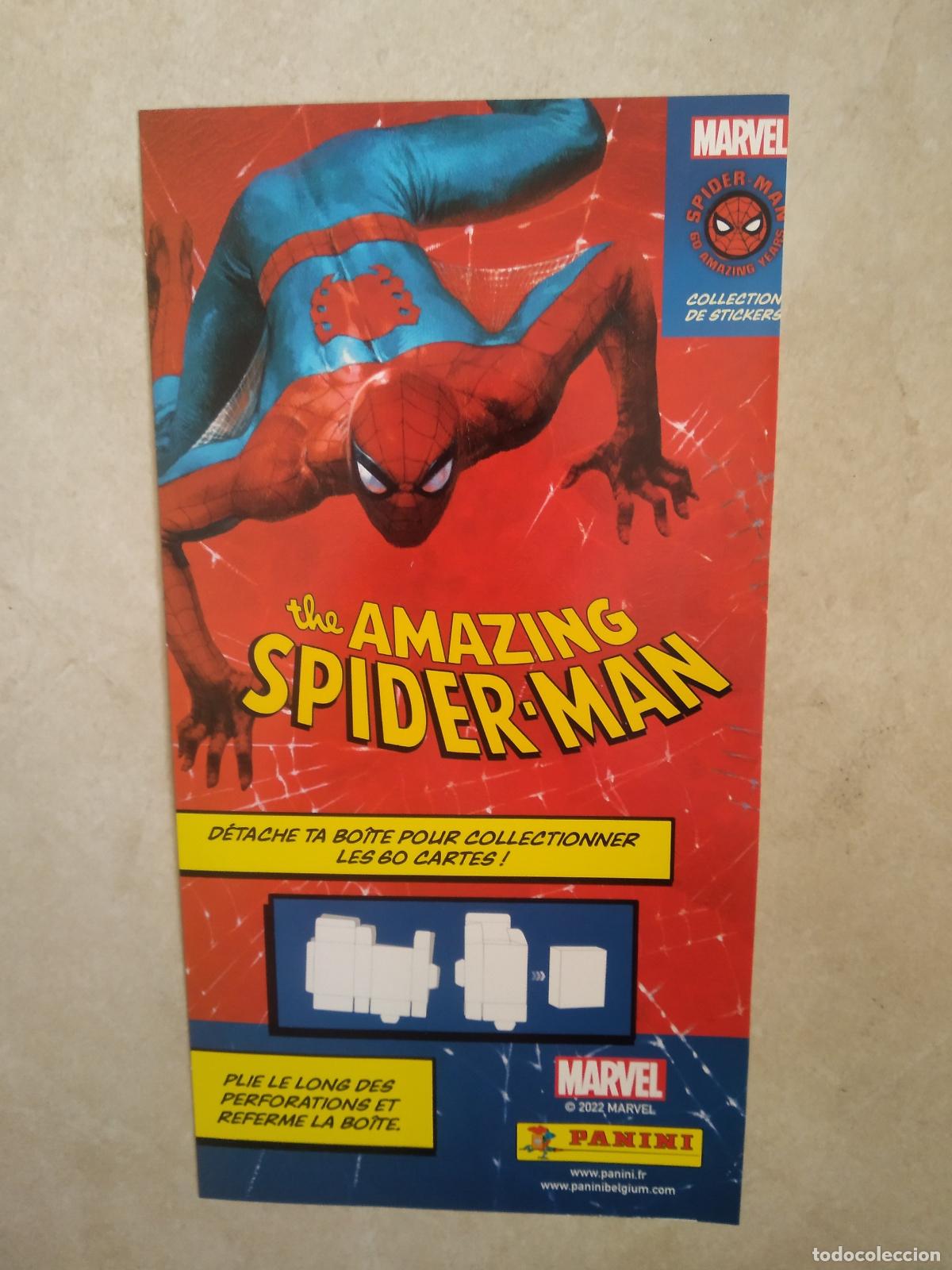 Fu&szlig;ball-Sticker: CARTON PUBLICIDAD PANINI SPIDER-MAN SPIDERMAN