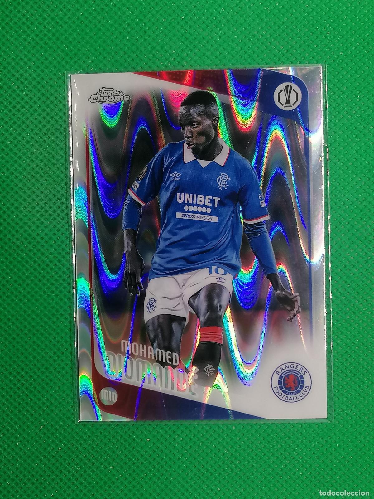 Fu&szlig;ball-Sticker: 45 MOHAMED DIOMANDE RANGERS RAYWAVE ⚽ TOPPS CHROME UCC 25 26 2025 2026 ⚽