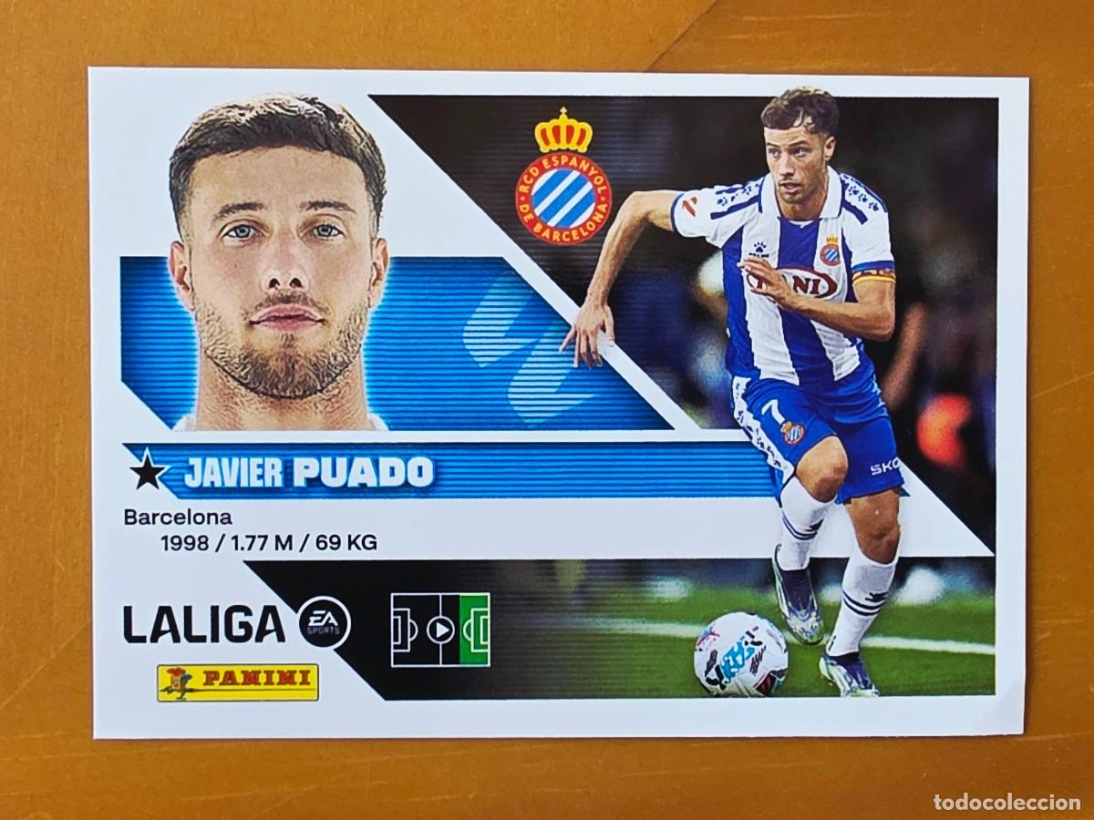 Cromos de Futebol: 18 Javi Puado, RCD Espanyol, Panini Ediciones Liga Este 2026 2027 26 27 sin pegar