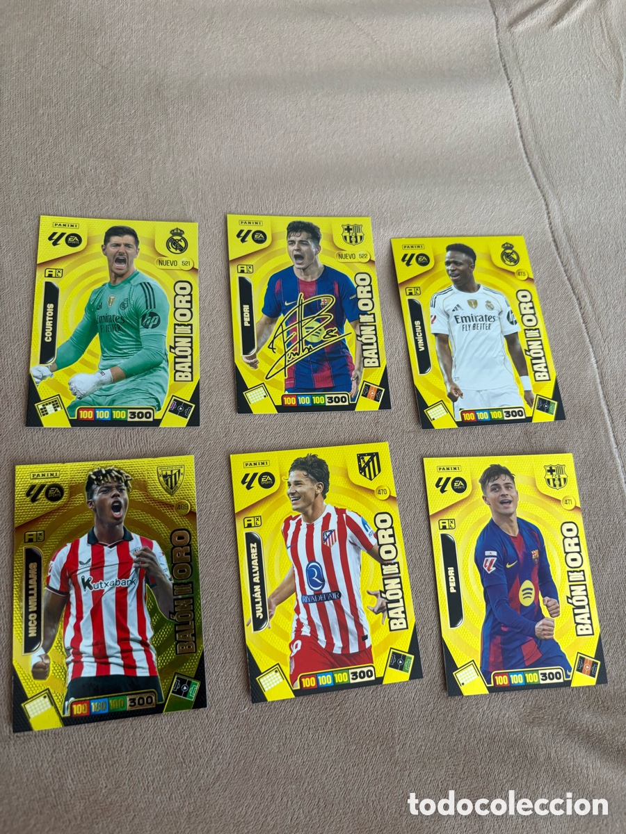 Cromos de Futebol: Balones de oro adrenalyn 2025-2026