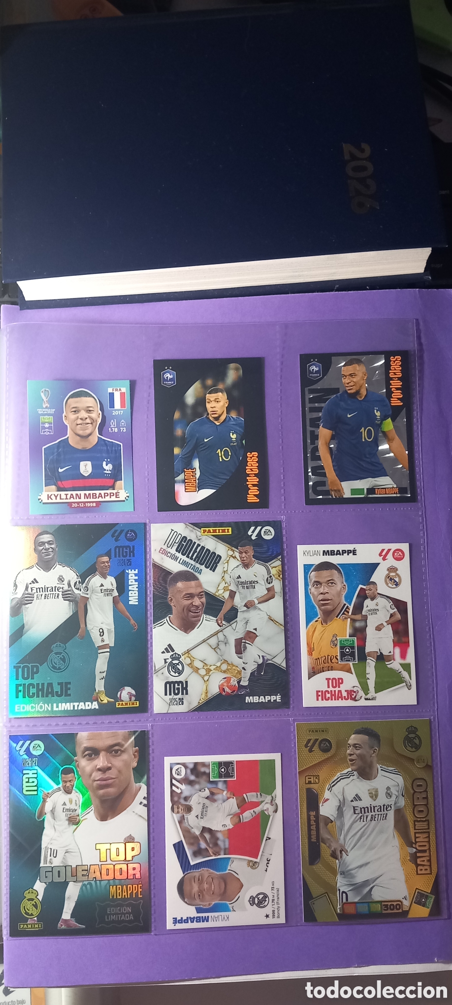Cromos de Futebol: Lote 18 cromos MBAPPE PANINI TOPPS