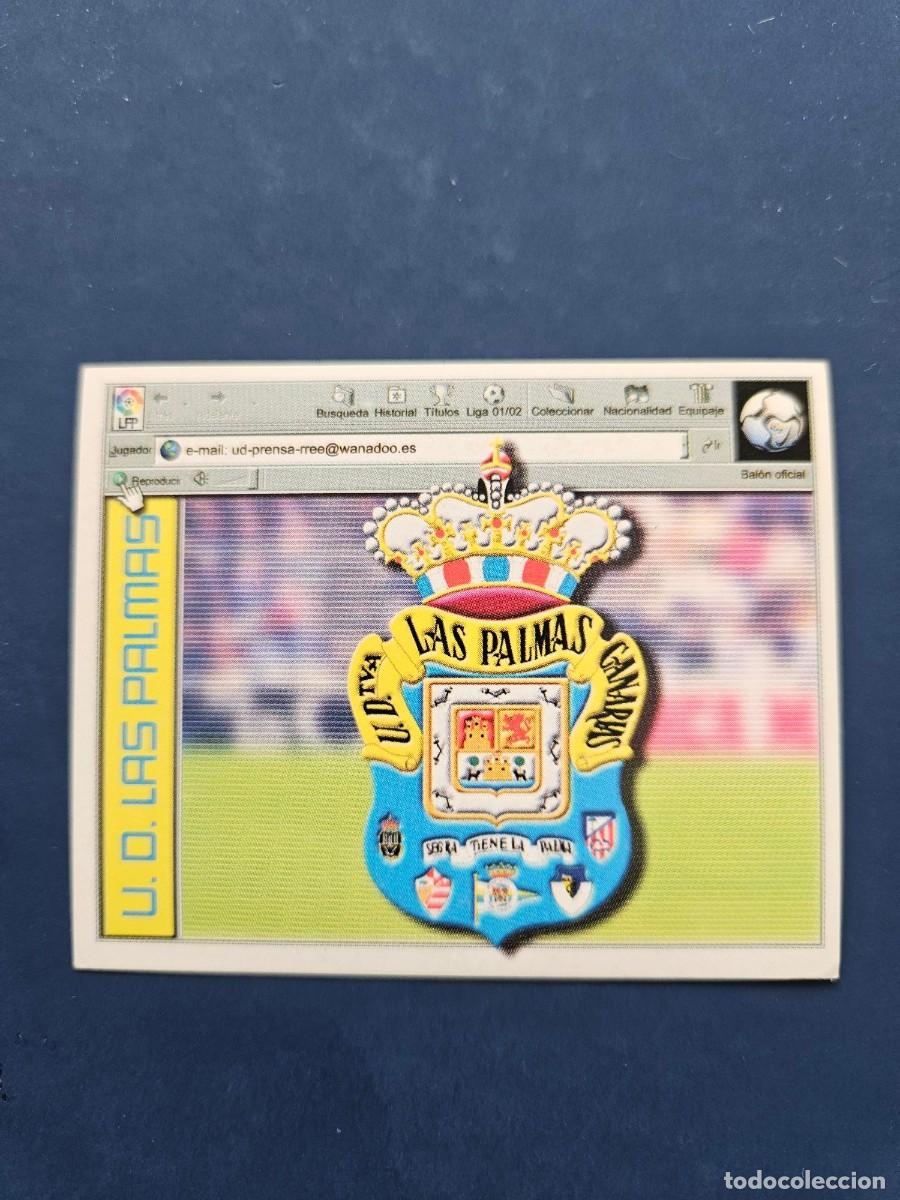 Cromos de Futebol: ESCUDO LAS PALMAS LIGA ESTE 01 02 2001 2002 SIN PEGAR NUNCA PEGADO