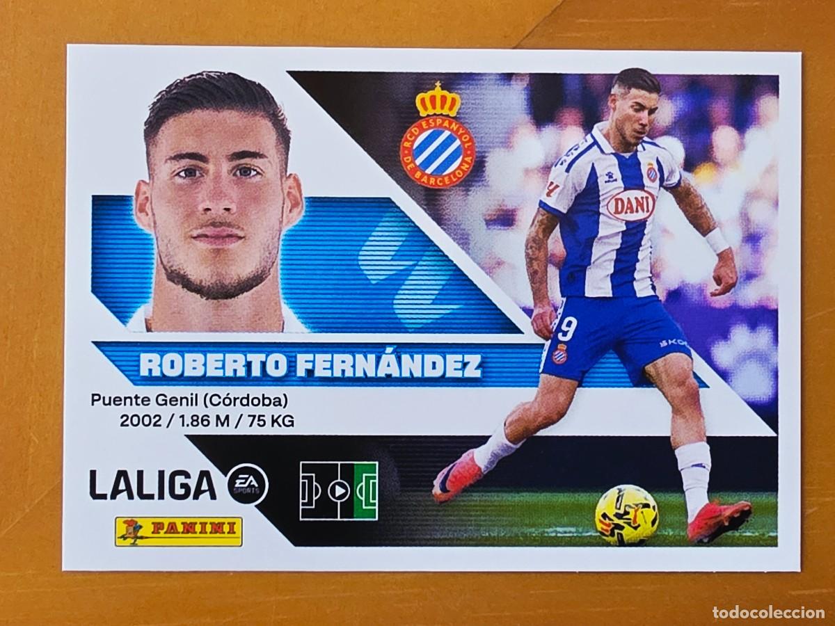 Cromos de Futebol: 20 Roberto Fern&aacute;ndez, RCD Espanyol, Panini Ediciones Liga Este 2026 2027 26 27 sin pegar